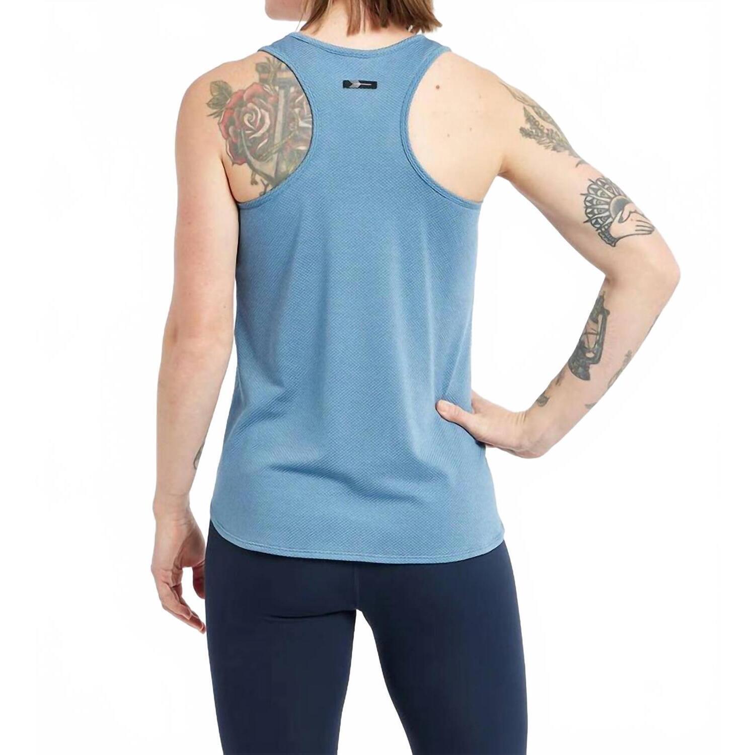 New Oiselle Flyout Racerback Tank Top In Stratus — image 2 of 3